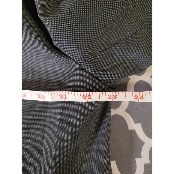 Lane Bryant Womens Gray Ruffle Front Blazer Jacket Sz 18 Elegant Professional - Picture 7 of 9